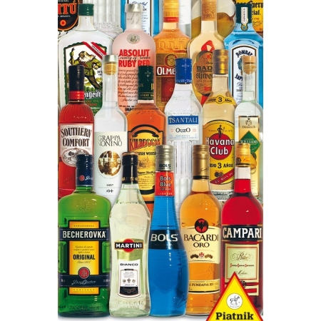 PUZZLE Piatnik 1000 el. Alkohole Świata 5689