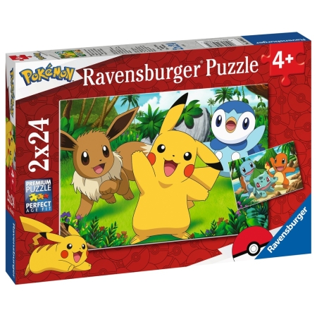 PUZZLE RAVENSBURGER 2x24 Pokemon