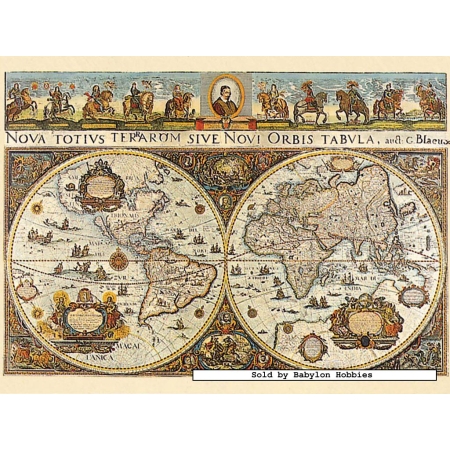 PUZZLE RAVENSBURGER 3000 EL. Mapa Świata