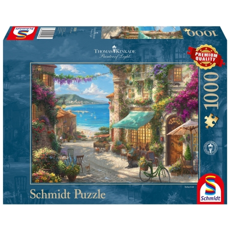 PUZZLE SCHMIDT 1000 el. Thomas Kinkade Kawiarenka na..