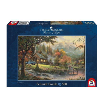 PUZZLE SCHMIDT 500 el. Thomas Kinkade Idylla nad Jeziorem