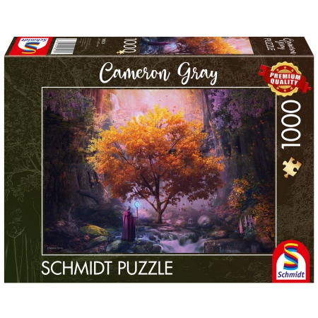 PUZZLE SCHMIDT 1000 el. C. GRAY Magia  Lasu