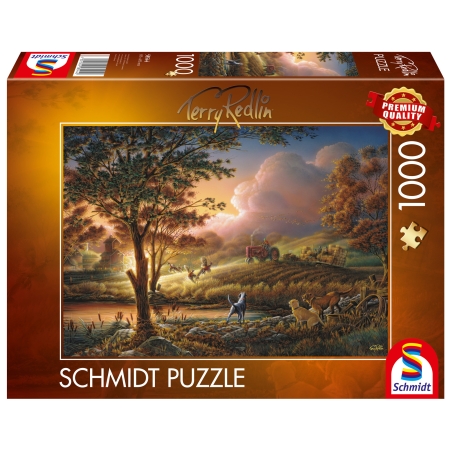 PUZZLE SCHMIDT 1000 el. T. REDLIN Żniwa  w Blasku Słońca