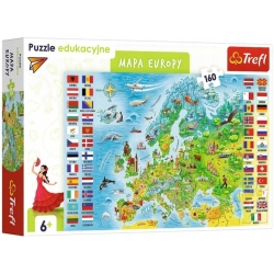 PUZZLE TREFL 160 Mapa Europy