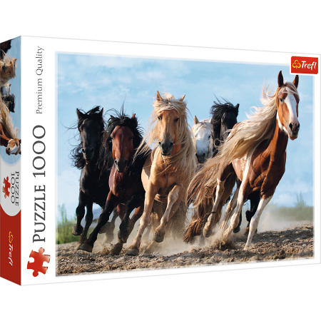 PUZZLE TREFL 1000 el. Galopujące Konie