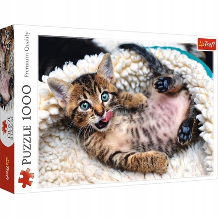 PUZZLE TREFL 1000 el. Wesoły Kotek