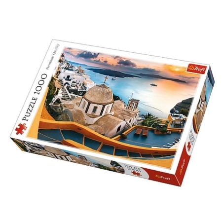 PUZZLE TREFL 1000 el. Bajkowe Santorini