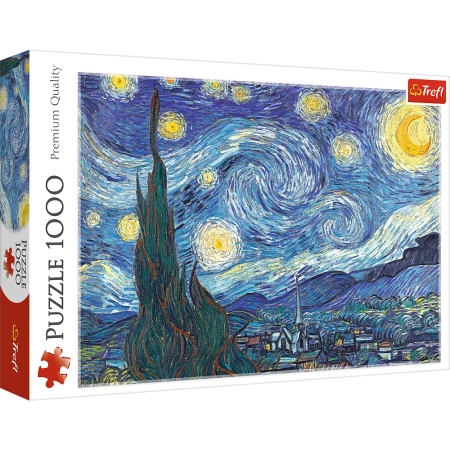 PUZZLE TREFL 1000 el. Gwiaździsta Noc  Van Gogh