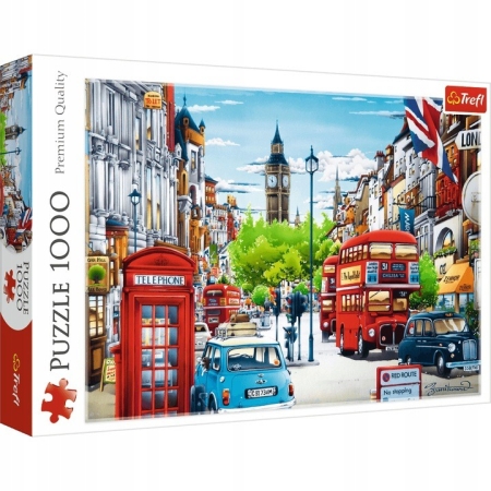 PUZZLE TREFL 1000 el. Ulica Londynu