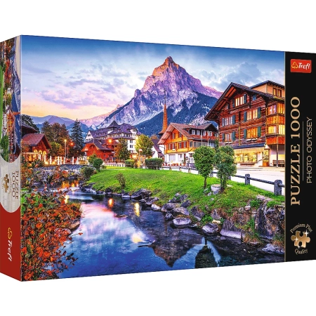 PUZZLE TREFL 1000 el. Alpejskie  Miasteczko