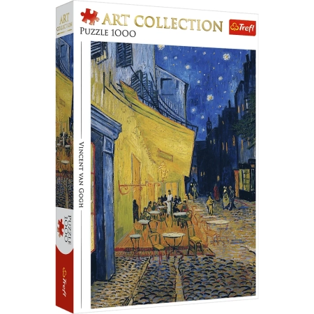 PUZZLE TREFL 1000 el. Taras Kawiarni  w Nocy Van Gogh