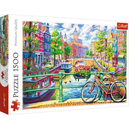 PUZZLE TREFL 1500 el. Kanał Amsterdamski