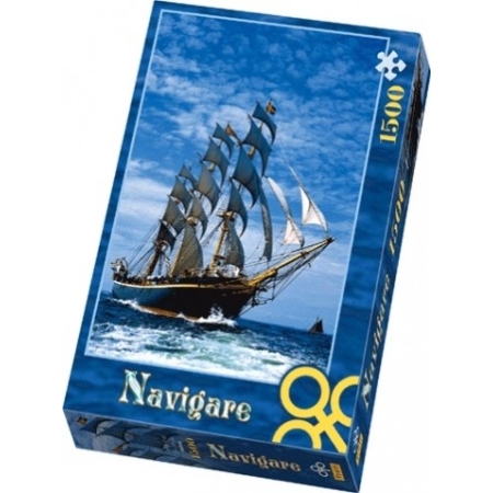 PUZZLE TREFL 1500 el. Georg Stage, Navigare