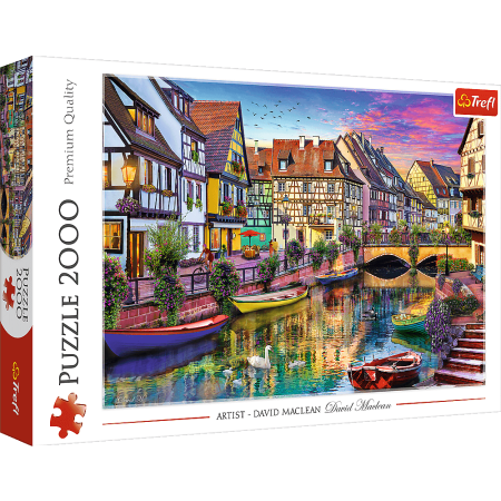 PUZZLE TREFL 2000 el. Colmar Francja