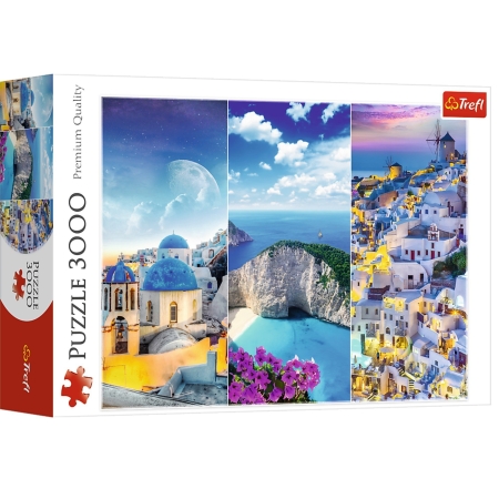 PUZZLE TREFL 3000 el. Greckie Wakacje