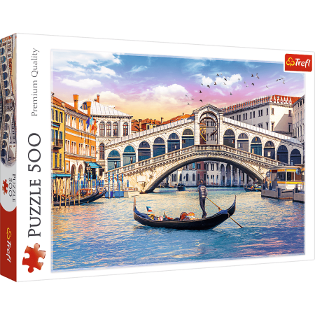 PUZZLE TREFL 500 el. Most Rialto Wenecja