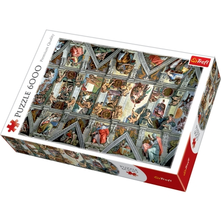 PUZZLE TREFL 6000 el. Sklepienie Kaplicy Sykstyńskiej