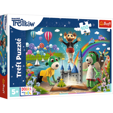 PUZZLE TREFL 100 el. Dobranoc Trefliki