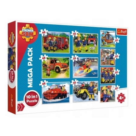 PUZZLE TREFL 10 w 1 Fireman Sam