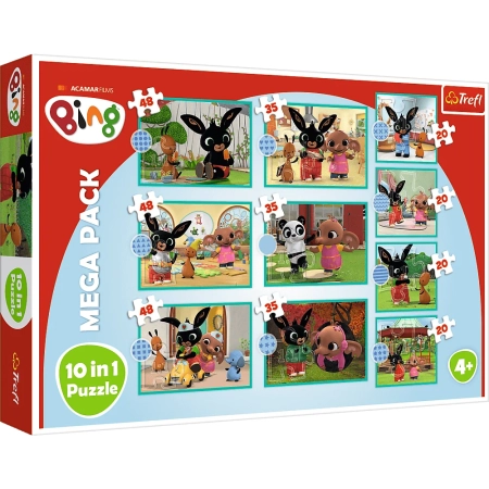PUZZLE TREFL 10 w 1 Co Robi Bing?