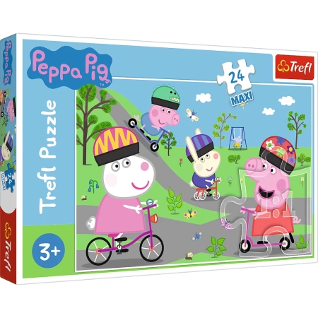 PUZZLE TREFL 24 el. Świnka Pepa