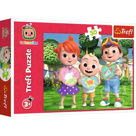 PUZZLE TREFL 30 el. Cocomelen Bawny Się  Razem