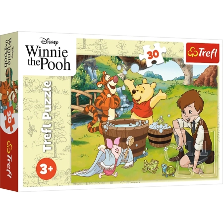 PUZZLE TREFL 30 el. Dzień z Puchatkiem