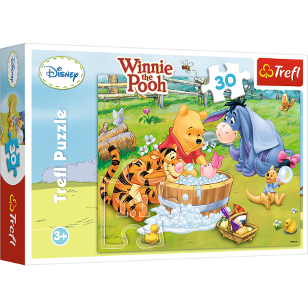 PUZZLE TREFL 30 el. Kąpiel Prosiaczka