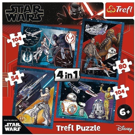 PUZZLE TREFL 4 w 1 Star Wars
