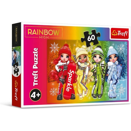 PUZZLE TREFL 60 el. Rainbow High