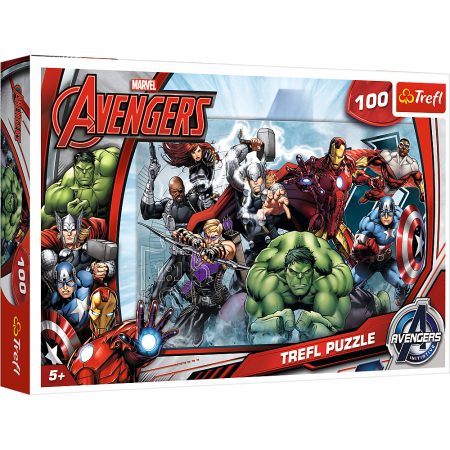 PUZZLE TREFL 100 el. Avengers. Do Ataku