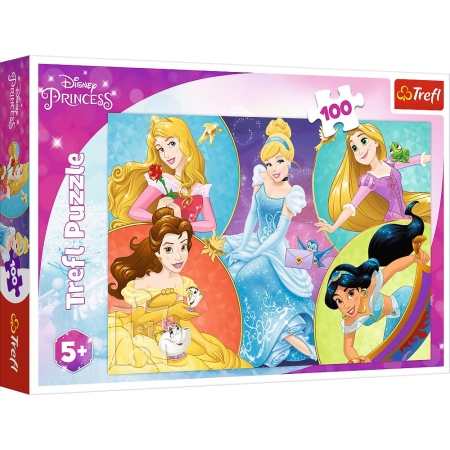 PUZZLE TREFL 100 Poznaj Urocze Księżniczki