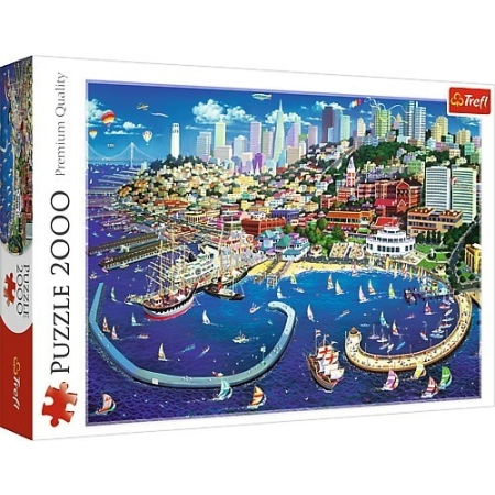PUZZLE TREFL 2000 el. Zatoka San Francisco