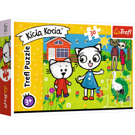 PUZZLE TREFL 30 el. Kicia Kocia
