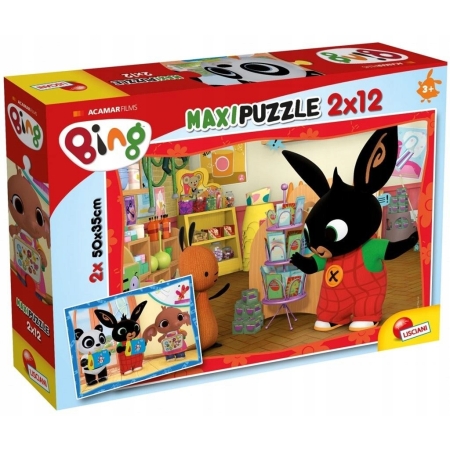 BING Maxi Puzzle 2 x 12 el. Lisciani