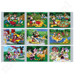 PUZZLE 3 x Story Puzzle  Mickey Mause Trefl