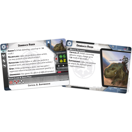 STAR WARS Legion - Dewback Rider Unit Expansion