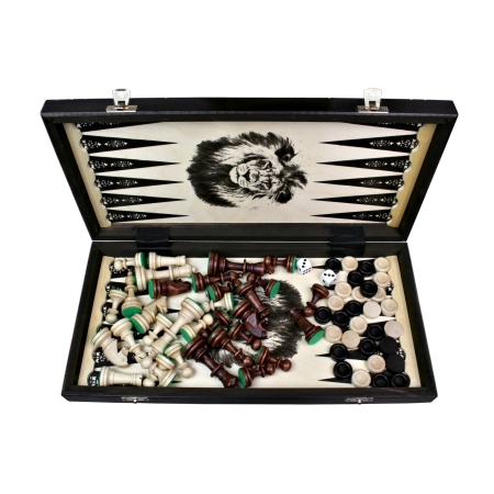 SZACHY + WARCABY + BACKGAMMON