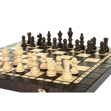 SZACHY + BACKGAMMON + WARCABY  40,5 cm  Madoń