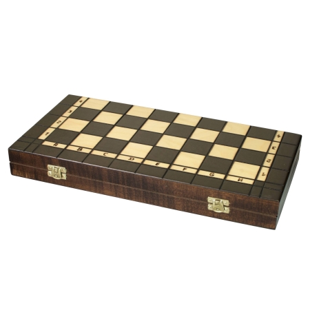 SZACHY + BACKGAMMON + WARCABY  40,5 cm  Madoń