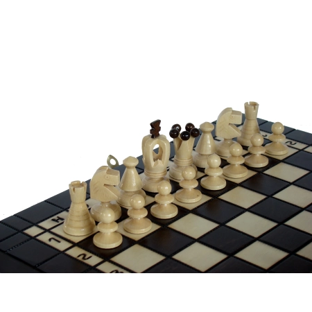 SZACHY + BACKGAMMON + WARCABY  35 cm  Madoń