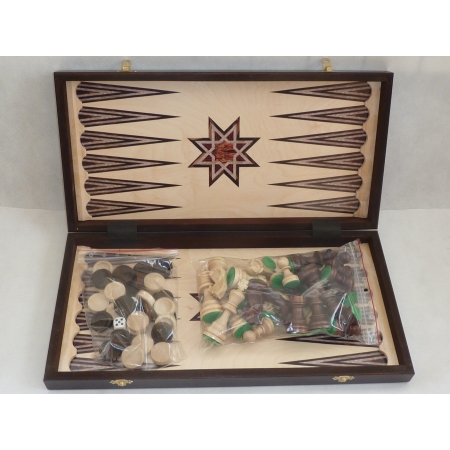 SZACHY + BACKGAMMON 46,5 cm Madoń