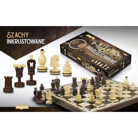 SZACHY INKRUSTOWANE Magiera 49 cm