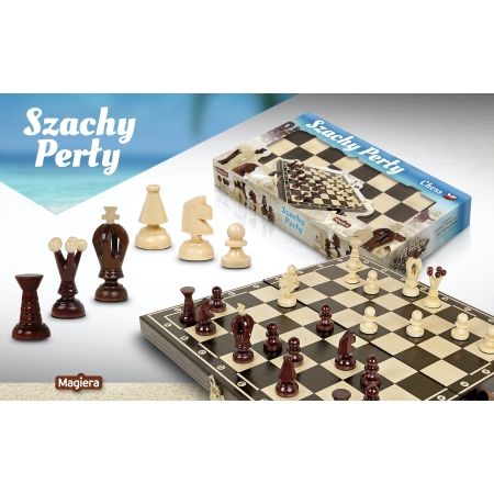 SZACHY PERŁY Magiera 34 cm