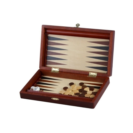 BACKGAMMON DREWNIANY SMALL Tryktrak (28  cm) Madoń