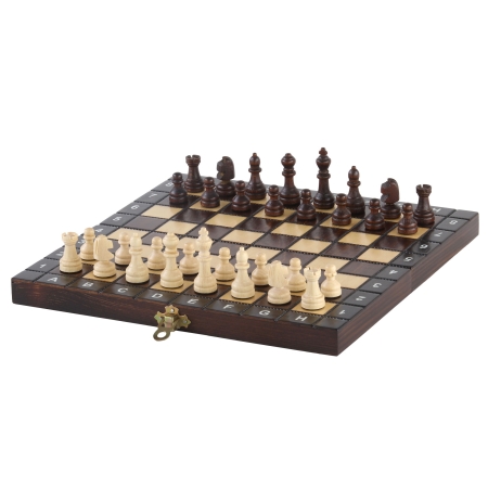 SZACHY + BACKGAMMON + WARCABY  27 cm