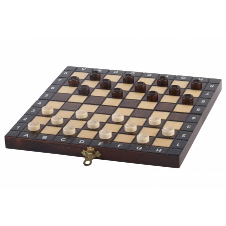 SZACHY + BACKGAMMON + WARCABY  27 cm