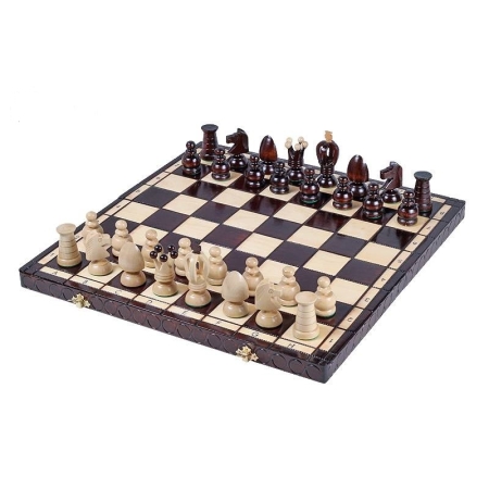 SZACHY LARGE KINGS Brown