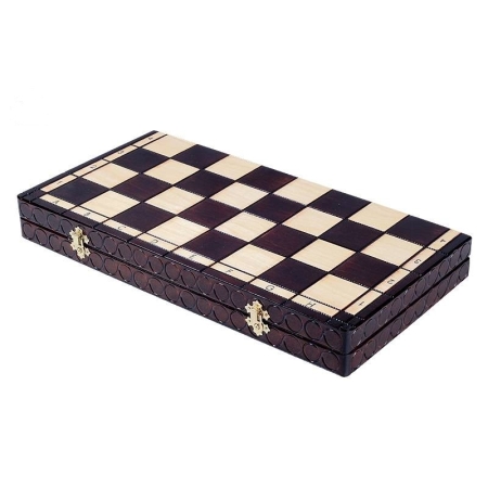 SZACHY LARGE KINGS Brown