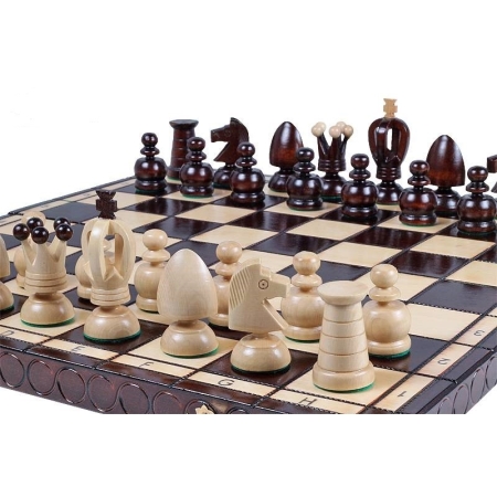 SZACHY LARGE KINGS Brown